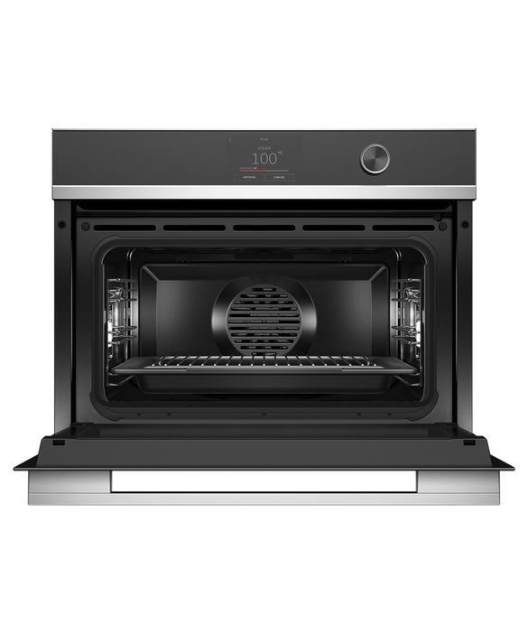 Fisher & Paykel OS60NDTDX1 60cm Series 9 Contemporary Compact Combi-Steam Oven - Stainless Steel