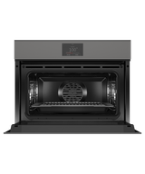 Fisher & Paykel OS60NMTNG1 60cm Series 9 Minimal Handleless Compact Combi-Steam Oven - Grey