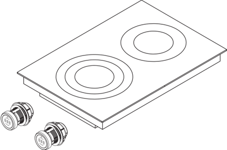 Bora Pro PKC3 40cm  HiLight Professional Ceramic cooktop - Domino Hob