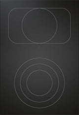 Bora PKCB3AB Pro 40cm HiLight cooktop 3 ring roaster - All Black