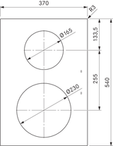 Bora PKI3 40cm Pro induction cooktop - Black