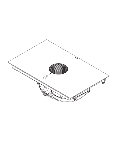 BORA X Pure PUXA2 80cm Wide Black Venting Induction Hob – Externally Ducted