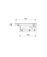 BORA X Pure PUXA2 80cm Wide Black Venting Induction Hob – Externally Ducted
