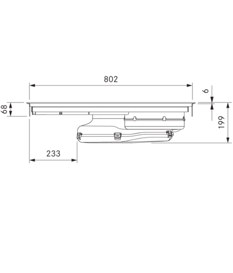 BORA X Pure PUXA2R 80cm Wide Matt Black Venting Induction Hob – Externally Ducted