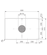 BORA X Pure PUXA2R 80cm Wide Matt Black Venting Induction Hob – Externally Ducted