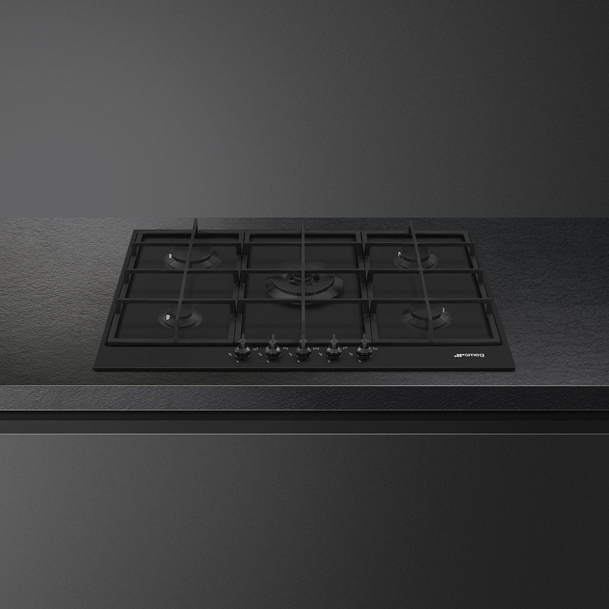 Smeg PX375MB 70/75 cm Classic Gas Hob Matte Black