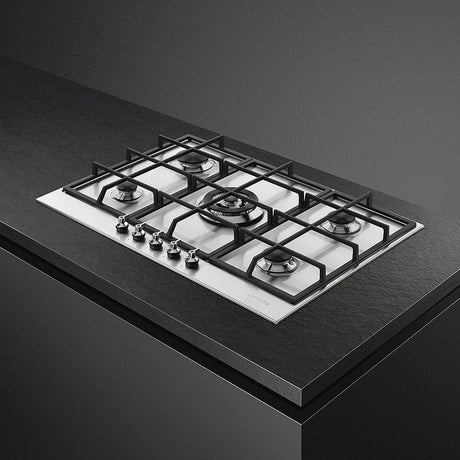 Smeg PX375 73 cm Classic Gas Hob Stainless Steel
