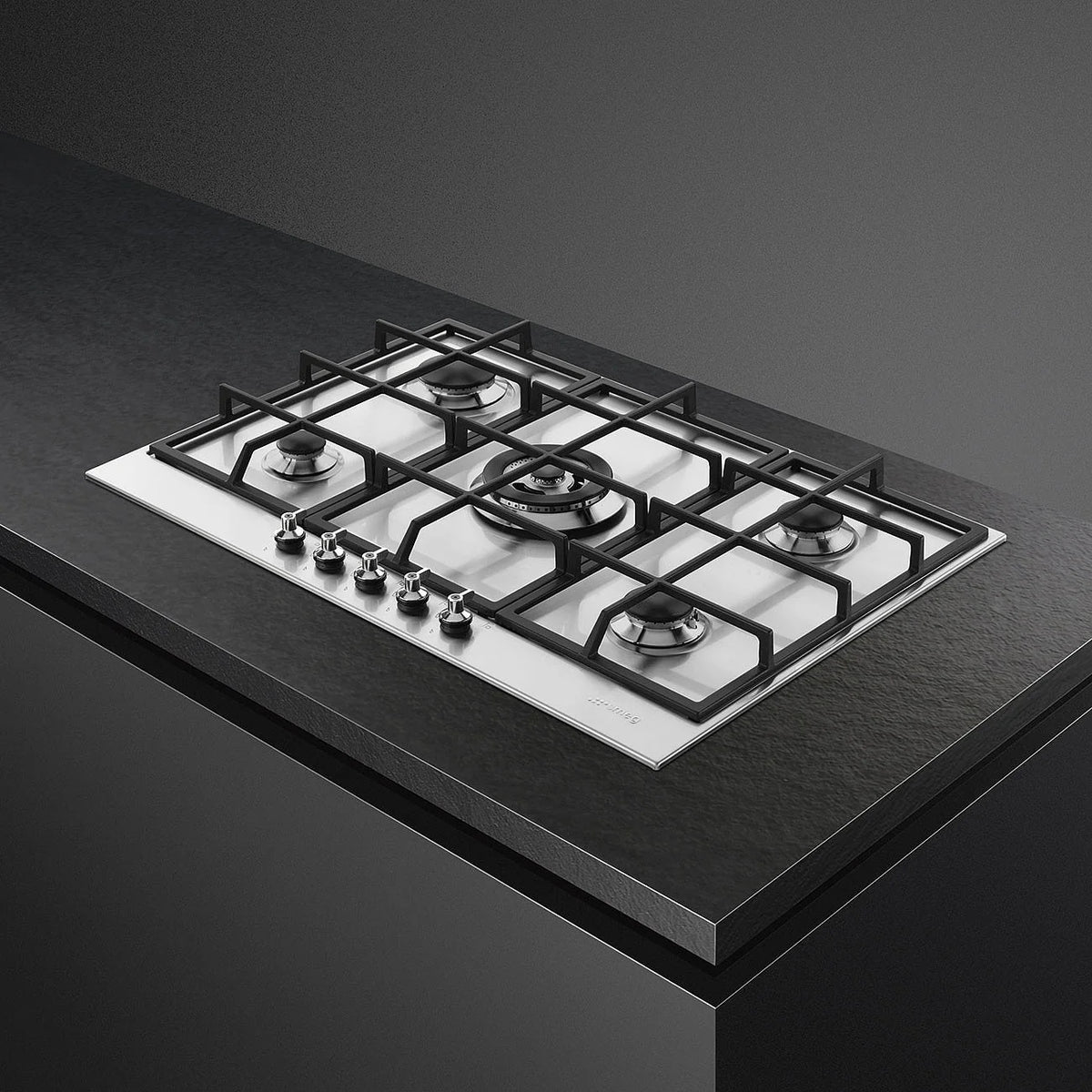 Smeg PX375 73 cm Classic Gas Hob Stainless Steel