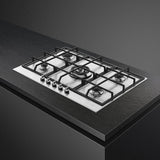 Smeg PX375 73 cm Classic Gas Hob Stainless Steel