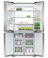 Fisher & Paykel RF500QNUX1 498L Series 7 Quad Door Refrigerator Freezer - Stainless Steel