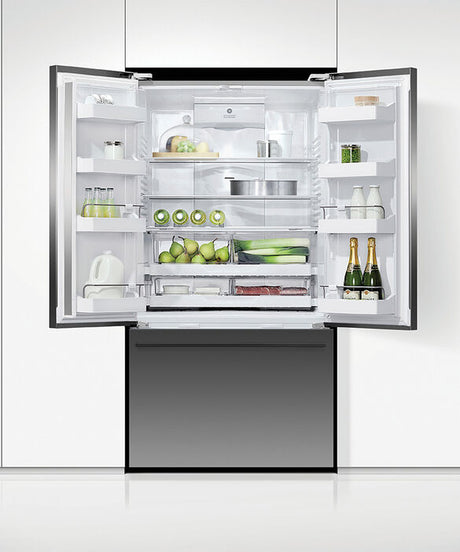 Fisher & Paykel RF540ANUB6 569L Series 7 French Door Refrigerator Freezer - Black Stainless Steel