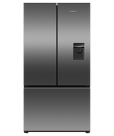Fisher & Paykel RF540ANUB6 569L Series 7 French Door Refrigerator Freezer - Black Stainless Steel