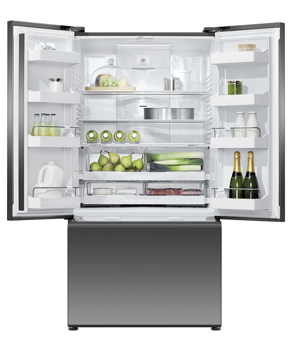Fisher & Paykel RF540ANUB6 569L Series 7 French Door Refrigerator Freezer - Black Stainless Steel