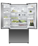 Fisher & Paykel RF540ANUB6 569L Series 7 French Door Refrigerator Freezer - Black Stainless Steel