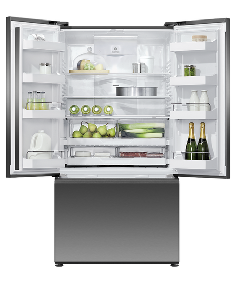Fisher & Paykel RF540ANUB6 569L Series 7 French Door Refrigerator Freezer - Black Stainless Steel