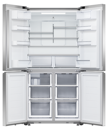 Fisher & Paykel RF605QNUVX1 538L Series 7 Quad Door Refrigerator Freezer -Stainless Steel