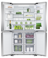 Fisher & Paykel RF605QNUVX1 538L Series 7 Quad Door Refrigerator Freezer -Stainless Steel