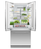Fisher & Paykel RS80A3 80cm Series 7 Integrated French Door Refrigerator - Panel Ready