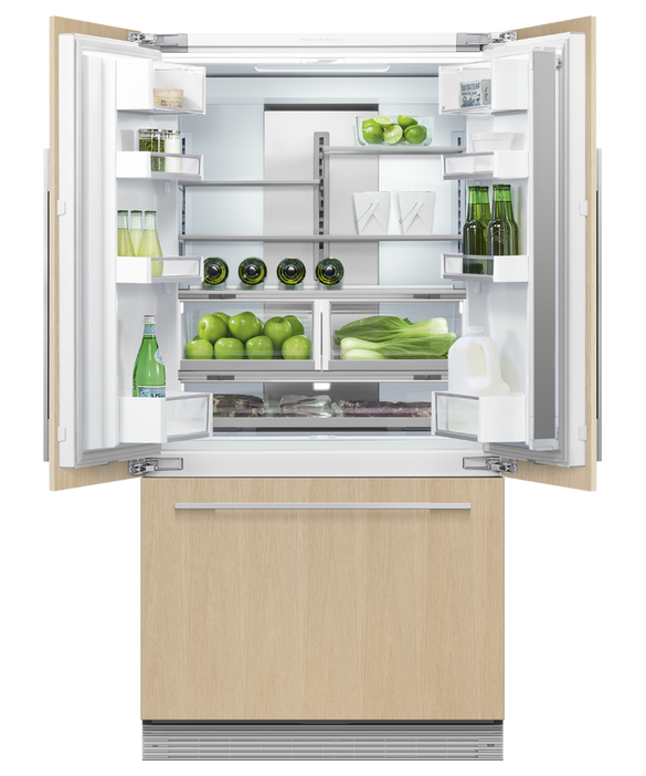 Fisher & Paykel RS90A3 90cm Series 7 Integrated French Door Refrigerator Freezer - Panel Ready
