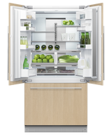 Fisher & Paykel RS90A3 90cm Series 7 Integrated French Door Refrigerator Freezer - Panel Ready