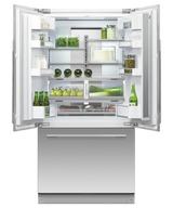 Fisher & Paykel RS90AU3 90cm Series 7 Integrated French Door Refrigerator Freezer - Panel Ready