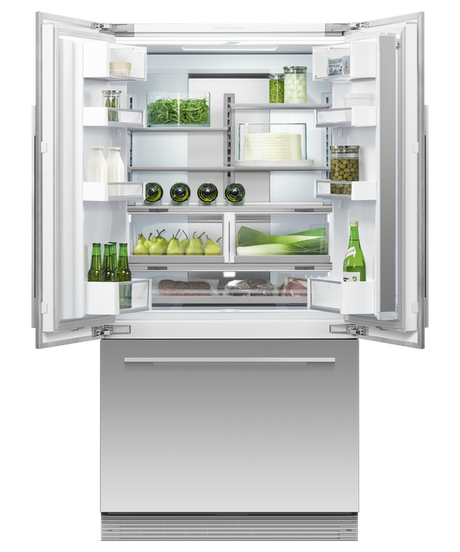 Fisher & Paykel RS90AU3 90cm Series 7 Integrated French Door Refrigerator Freezer - Panel Ready