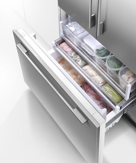 Fisher & Paykel RS90AU3 90cm Series 7 Integrated French Door Refrigerator Freezer - Panel Ready