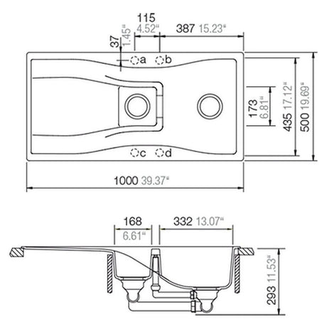 1810 / Shock - WATERFALL D-150 - SCH-WATD150ASIL/2824 - Silverstone