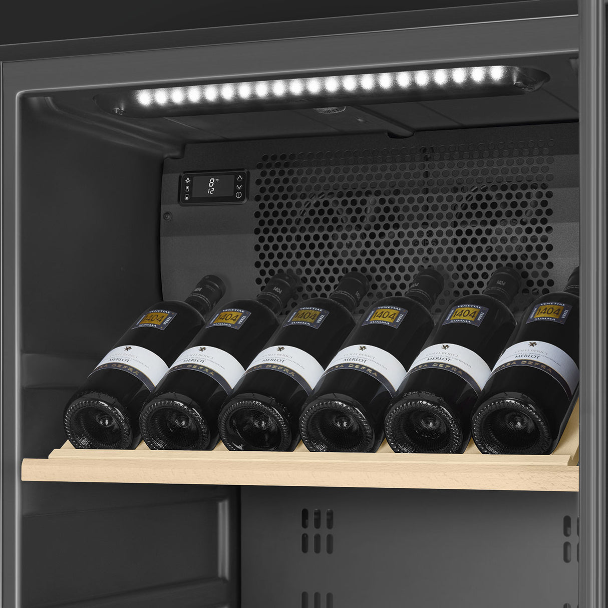 Smeg SCV115G Free standing Classic Wine Cooler Stainless steel