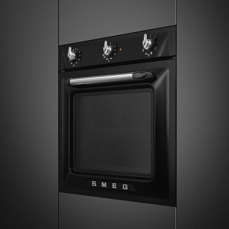 Smeg SF6905N1 Victoria 60cm Built-In Single Oven - Black