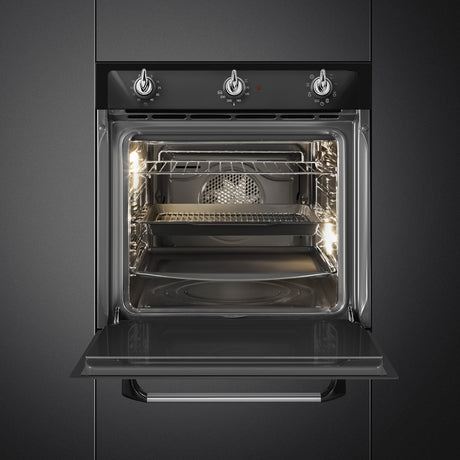 Smeg SF6905N1 Victoria 60cm Built-In Single Oven - Black