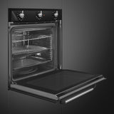 Smeg SF6905N1 Victoria 60cm Built-In Single Oven - Black