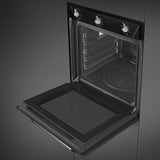 Smeg SF6905N1 Victoria 60cm Built-In Single Oven - Black