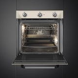 Smeg SF6905P1 Victoria 60cm Built-In Single Oven - Cream