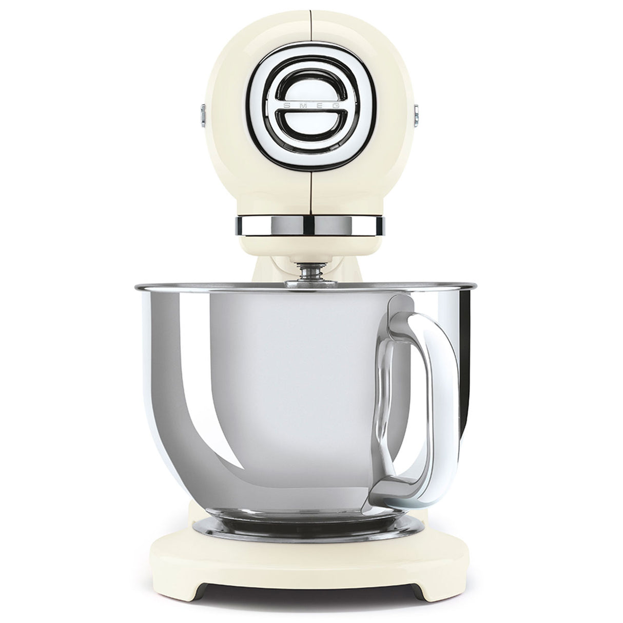 Smeg SMF03CRUK 50's Style 800w, 10 Speed Stand Mixer, Cream Includes dough hook, whisk, beater & more Iconic Retro, 50's Style Design - Lux Appliances 