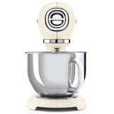 Smeg SMF03CRUK 50's Style 800w, 10 Speed Stand Mixer, Cream Includes dough hook, whisk, beater & more Iconic Retro, 50's Style Design - Lux Appliances 