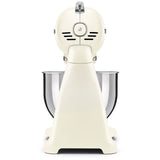 Smeg SMF03CRUK 50's Style 800w, 10 Speed Stand Mixer, Cream Includes dough hook, whisk, beater & more Iconic Retro, 50's Style Design - Lux Appliances 