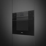Smeg SO4102S3B3 Linea 45cm Compact Steam100 Oven - Black