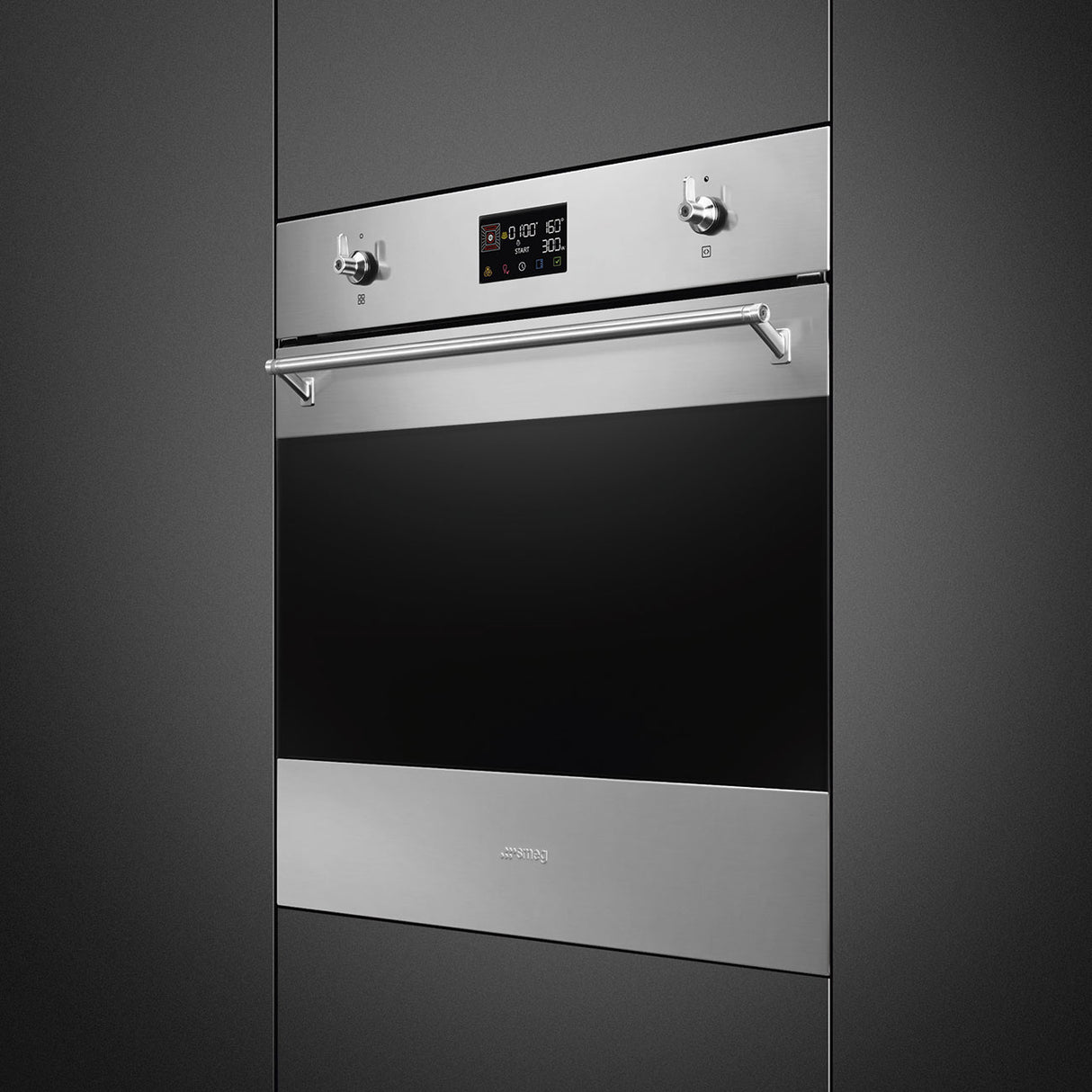 Smeg Classic SO6302M2X 60cm SpeedwaveXL Combi Microwave Stainless Steel