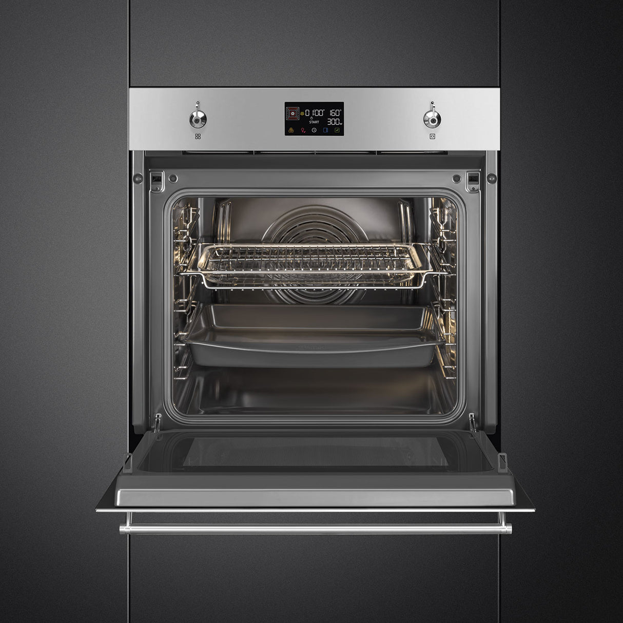 Smeg Classic SO6302M2X 60cm SpeedwaveXL Combi Microwave Stainless Steel