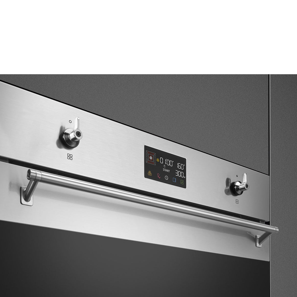 Smeg Classic SO6302M2X 60cm SpeedwaveXL Combi Microwave Stainless Steel