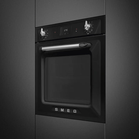 Smeg SOP6900TN Victoria 60cm Built-In Pyrolytic Single Oven - Black