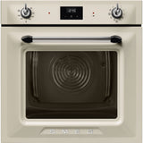 Smeg SOP6900TP Victoria 60cm Built-In Pyrolytic Single Oven - Cream