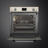 Smeg SOP6900TP Victoria 60cm Built-In Pyrolytic Single Oven - Cream