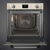 Smeg SOP6900TP Victoria 60cm Built-In Pyrolytic Single Oven - Cream