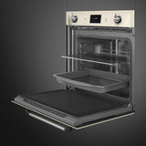 Smeg SOP6900TP Victoria 60cm Built-In Pyrolytic Single Oven - Cream