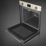 Smeg SOP6900TP Victoria 60cm Built-In Pyrolytic Single Oven - Cream