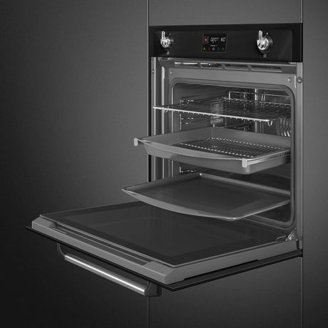 Smeg SOP6902S2PN Victoria 60cm Built-In SteamOne Single Oven - Black