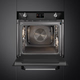 Smeg SOP6902S2PN Victoria 60cm Built-In SteamOne Single Oven - Black