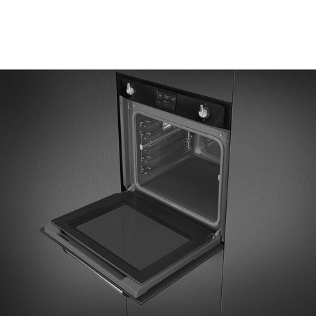 Smeg SOP6902S2PN Victoria 60cm Built-In SteamOne Single Oven - Black